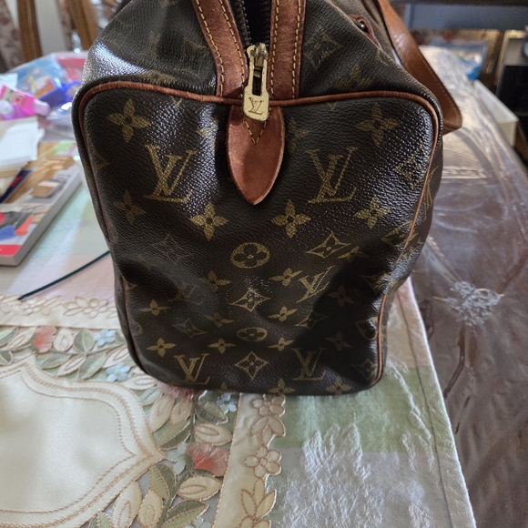 Louis Vuitton Brown Monogram Duffel Bag with Vachetta Leather - Picture 5 of 8